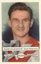 Hugh McLaughlin b1935 - 1958 Atlantic Picture Pageant - Source: Australian Rules Football Cards - Reproduced with the permission of Esso Australia