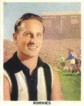 Frank Tuck - 1959 Kornies Swap Cards - Source: Australian Rules Football Cards - Reproduced with the permission of Nestlé Australia