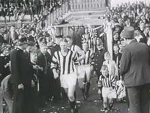 1937 Harry Collier leads the team on to the field Grand Final - VFL On Film 1909-1945 - Marking Time V1