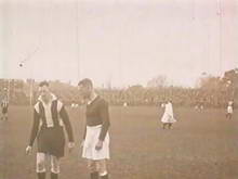 1929 Ivor Warne Smith Bill Cubbins Coin Toss StKilda v Melbourne 40_02 - VFL On Film 1909-1945 - Marking Time V1